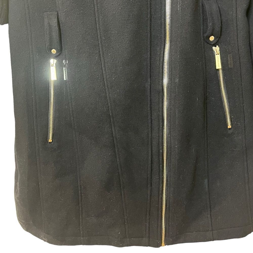 MICHAEL Michael Kors Asymmetrical Coat Sz L - Picture 9 of 12
